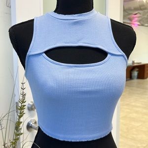 Periwinkle crop top